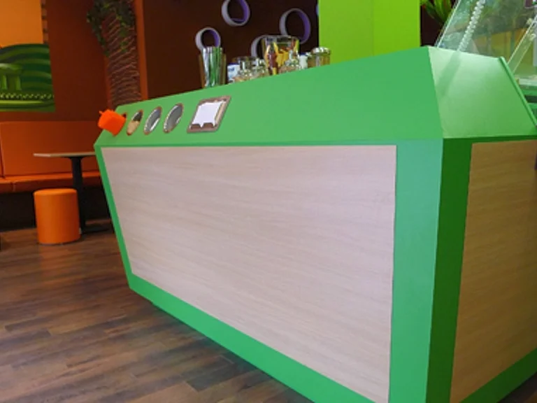Disk til donut-café