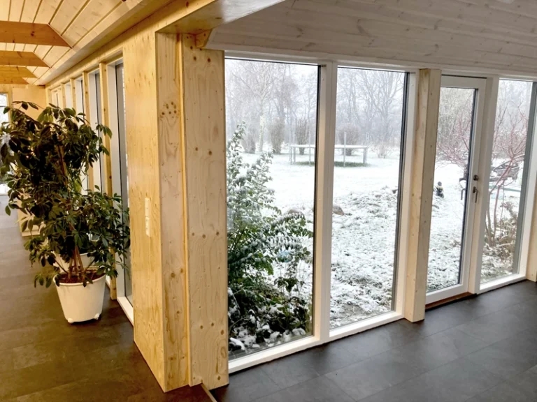 Terrassedør med sideparti